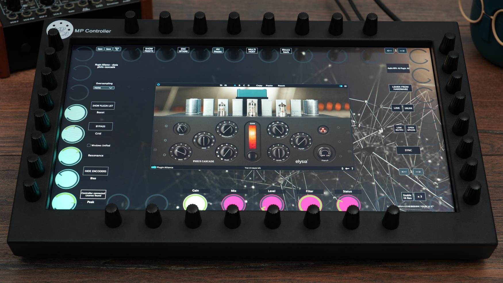 Plugin Alliance plugins on the MP Controller