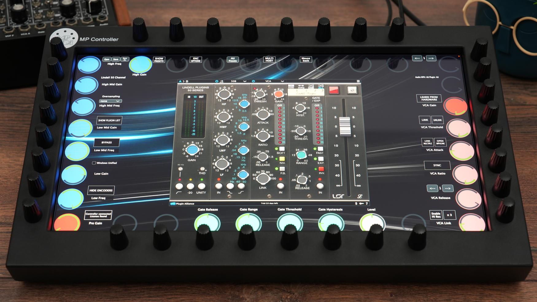 Plugin Alliance plugins on the MP Controller