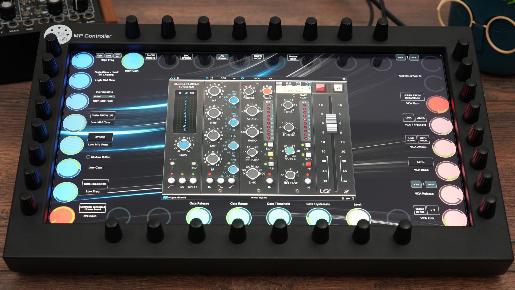 Plugin Alliance plugins on the MP Controller