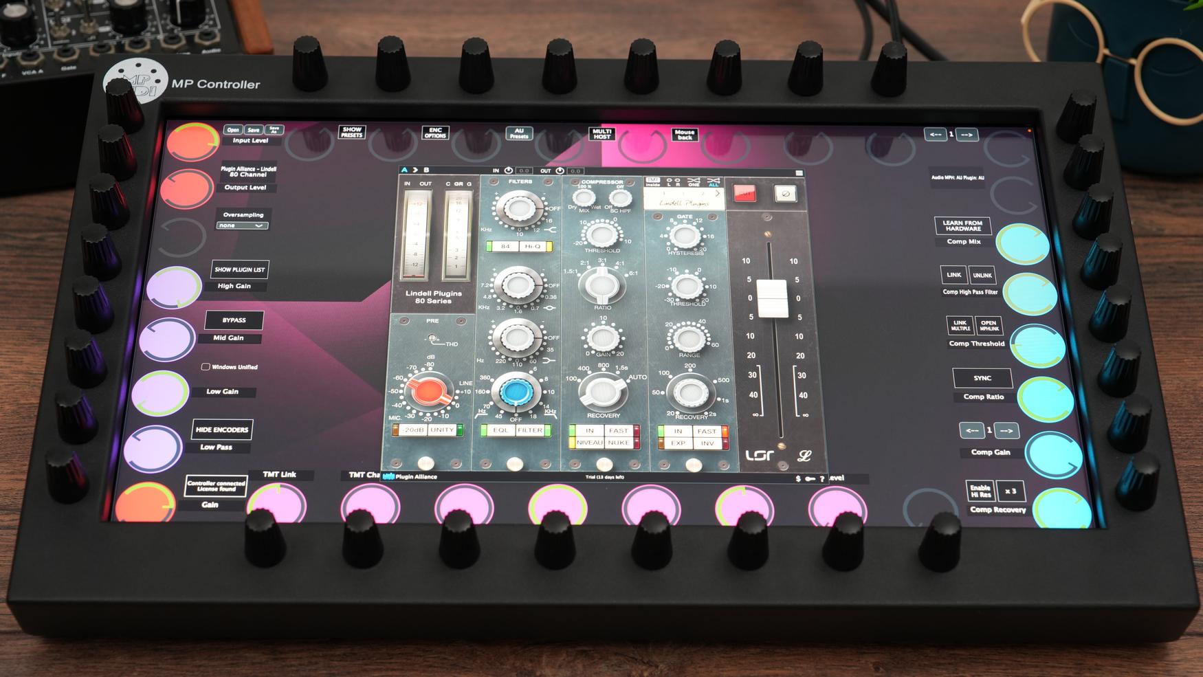 Plugin Alliance plugins on the MP Controller