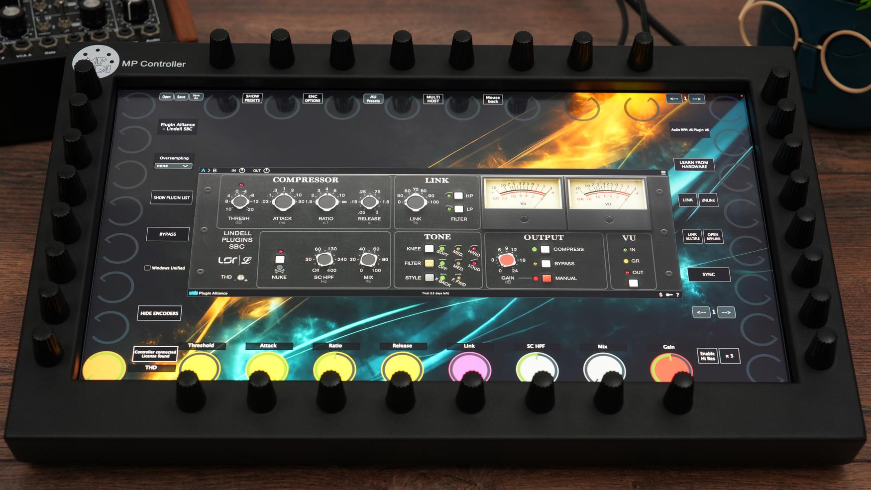 Plugin Alliance plugins on the MP Controller