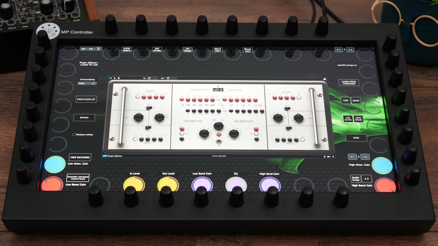 Plugin Alliance plugins on the MP Controller