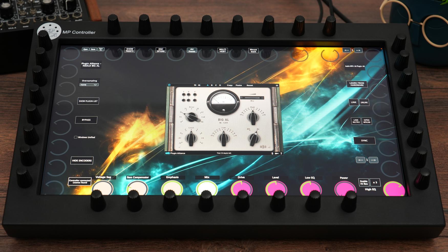 Plugin Alliance plugins on the MP Controller