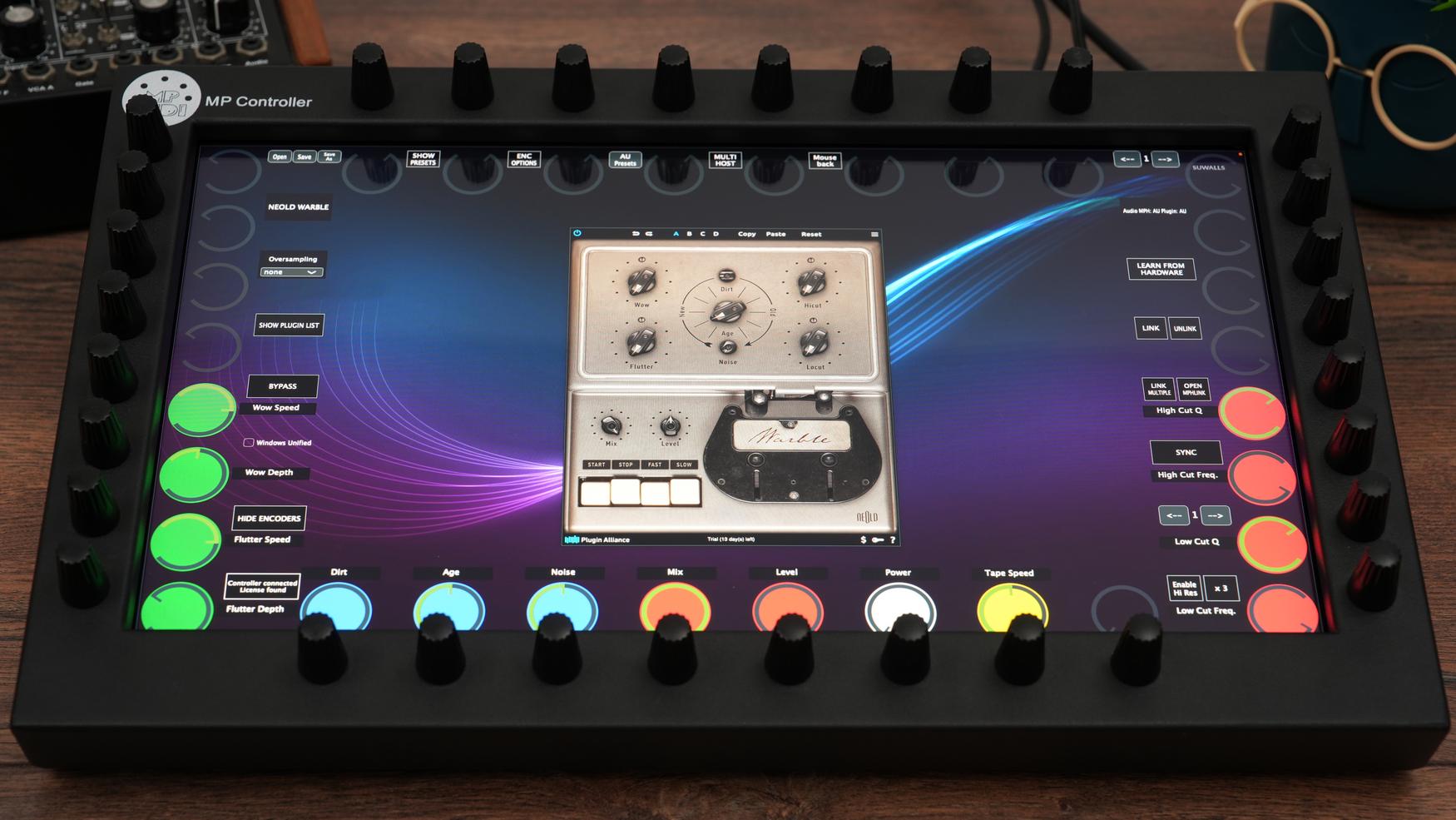 Plugin Alliance plugins on the MP Controller