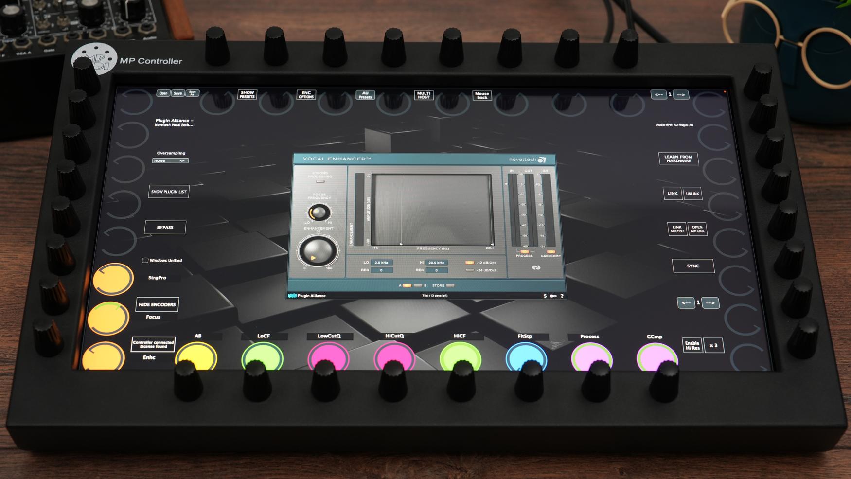 Plugin Alliance plugins on the MP Controller