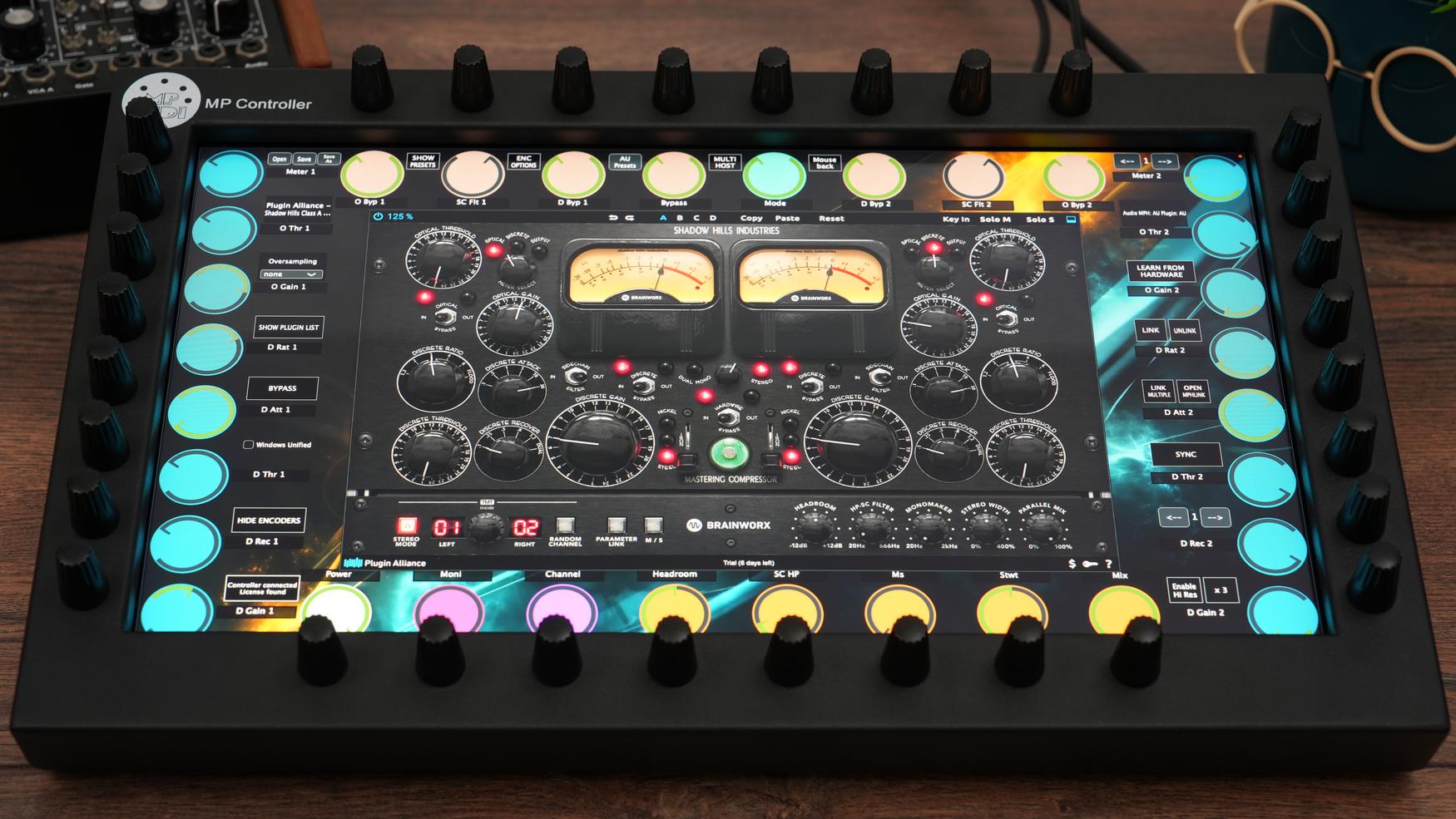 Plugin Alliance plugins on the MP Controller