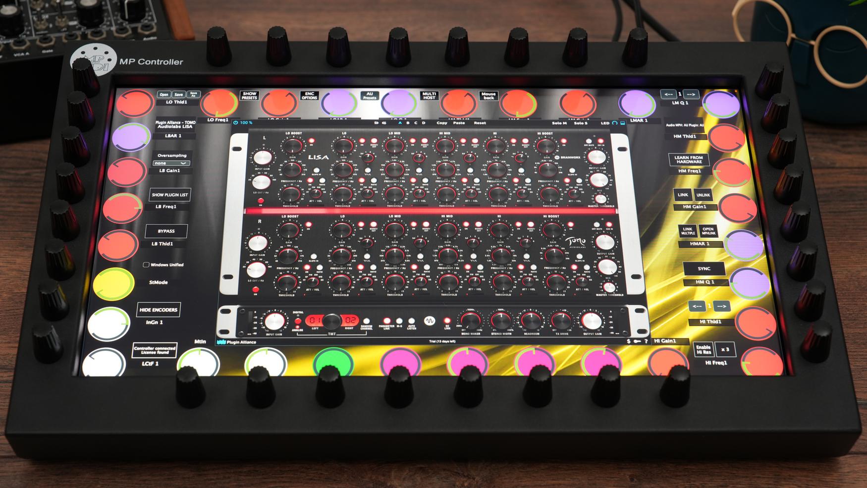Plugin Alliance plugins on the MP Controller