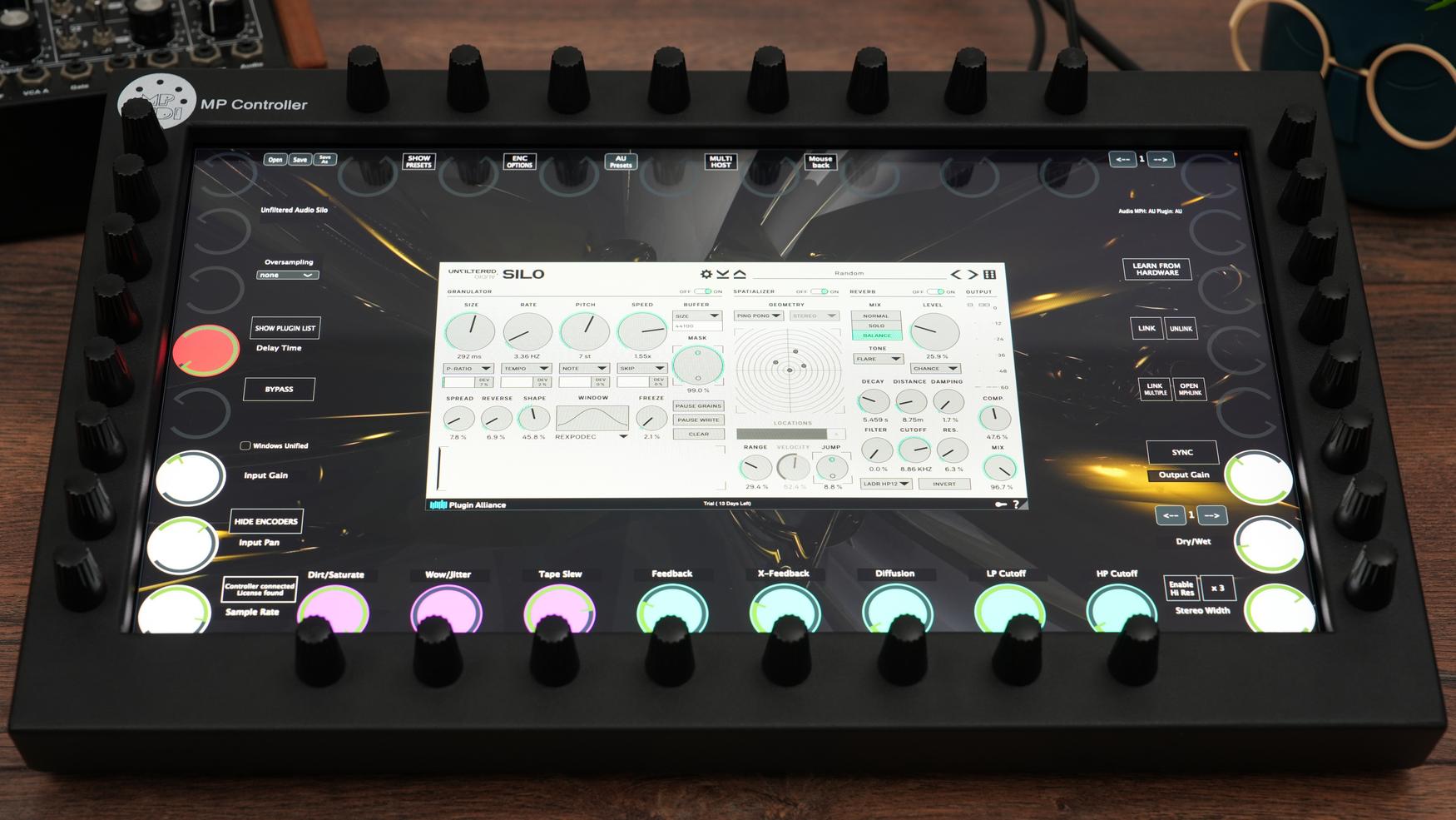 Plugin Alliance plugins on the MP Controller