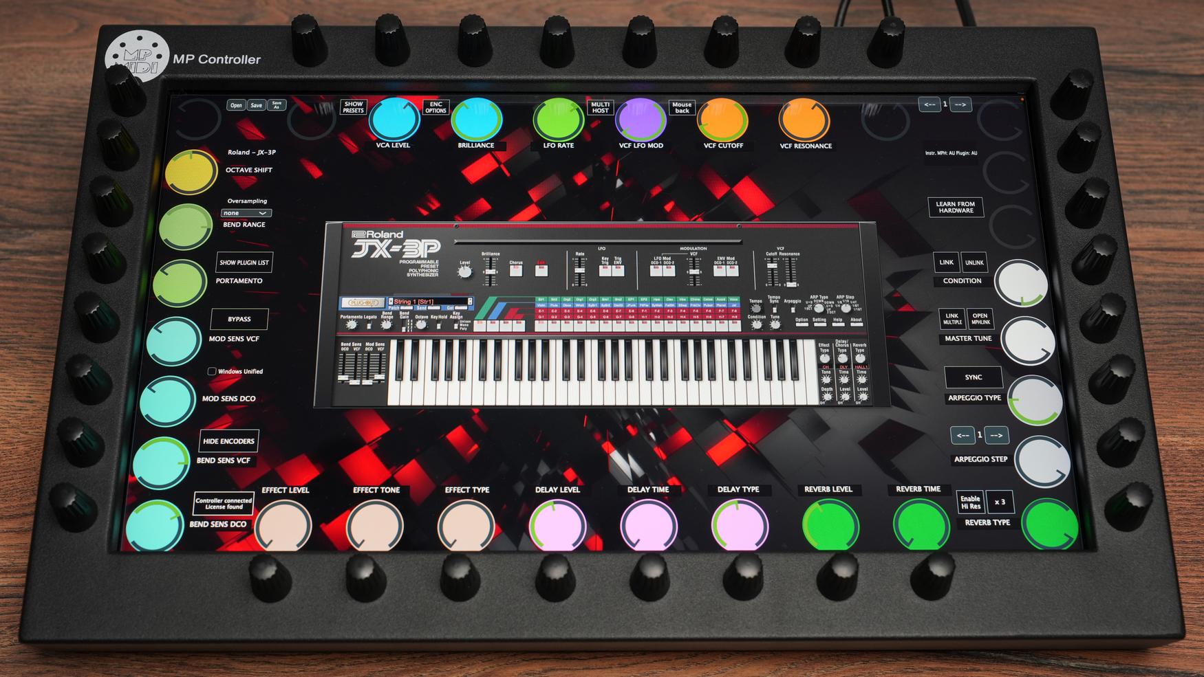 Roland JX-3P plugin on MP Controller