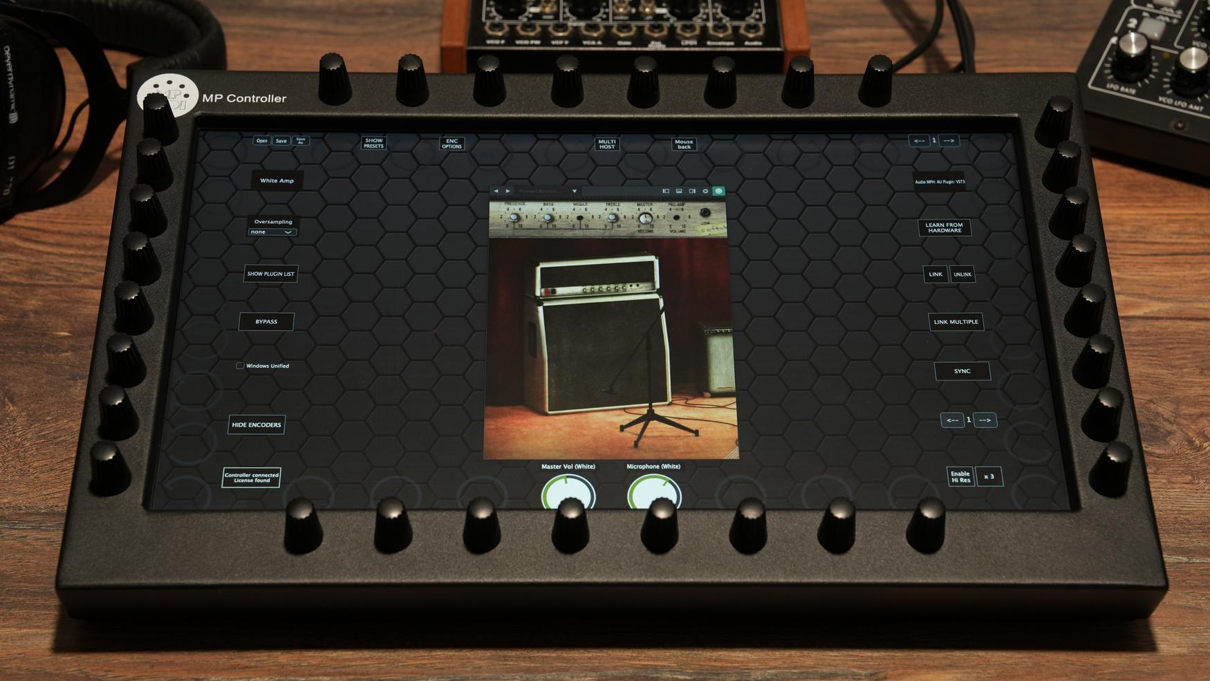 Softube plugins on the MP Controller