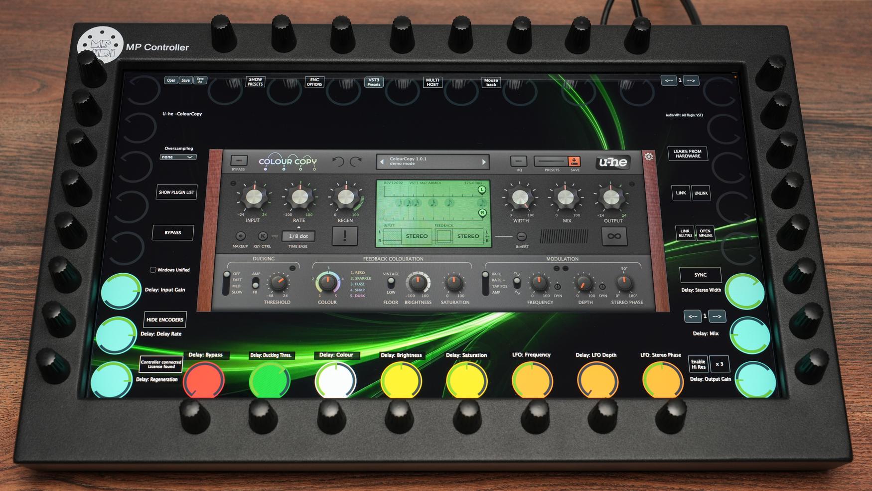 U-He Colour Copy delay on MP Controller