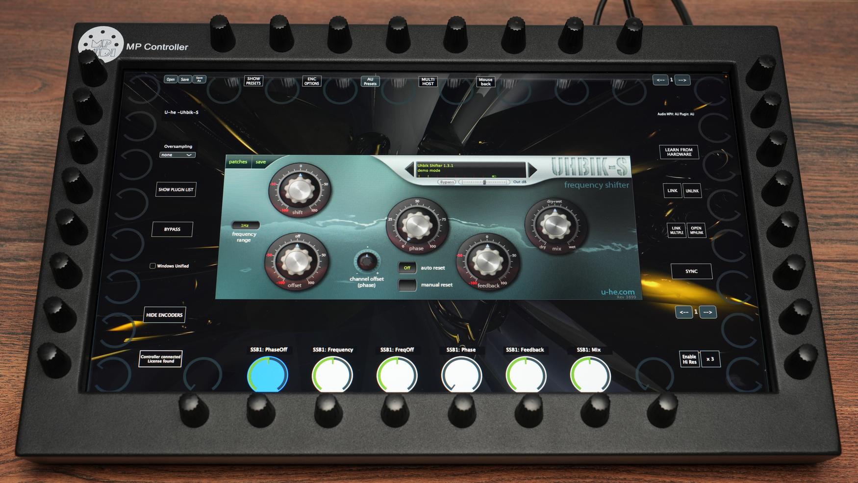 U-He Uhbik-S spatial effects on MP Controller