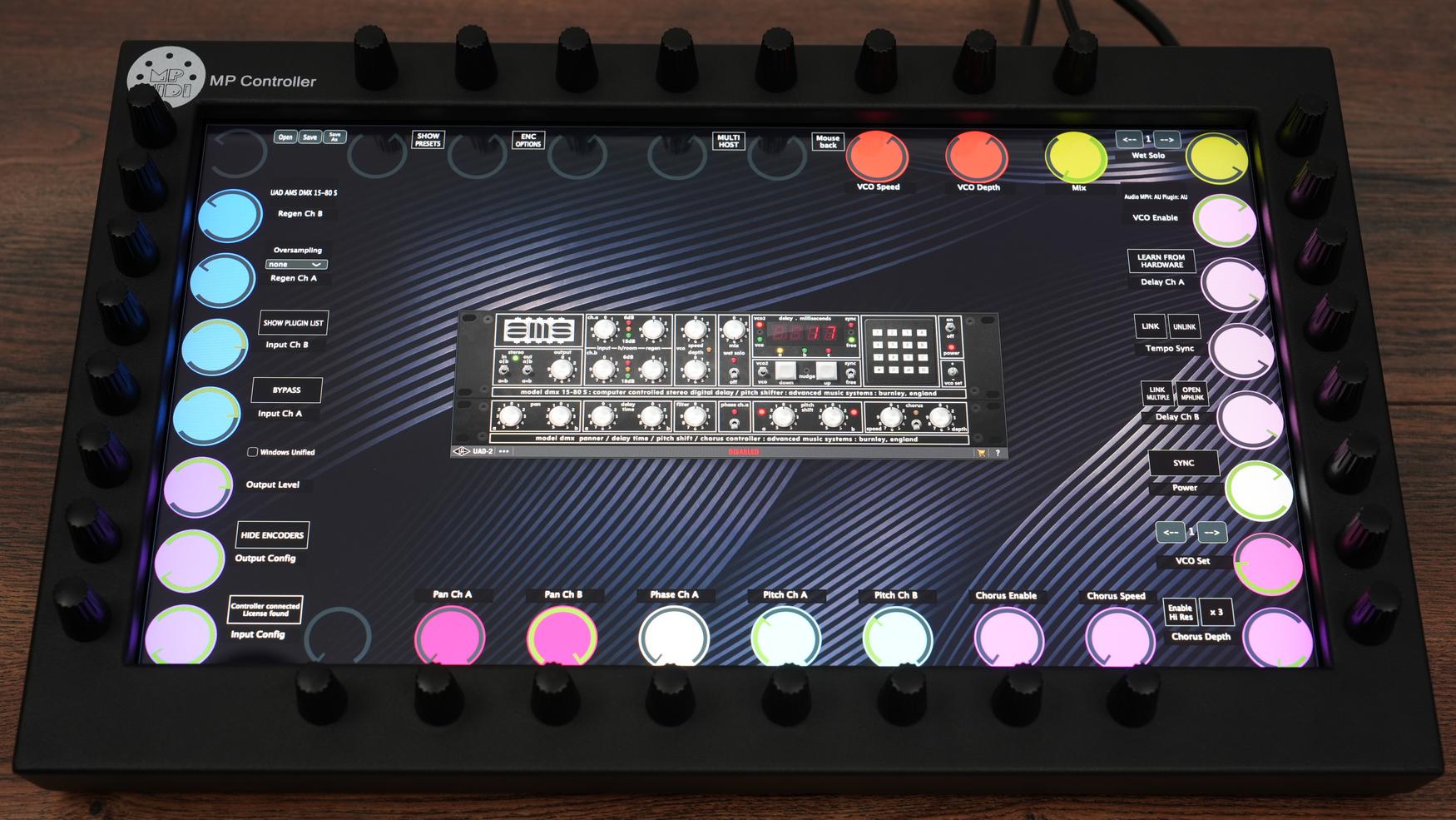 Universal Audio UAD plugin on MP Controller