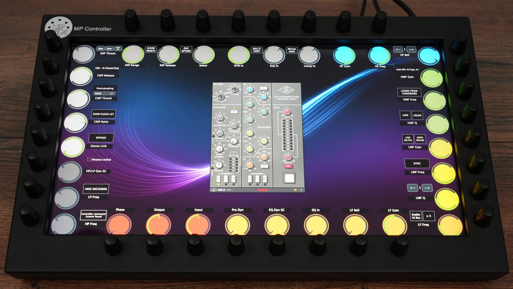 Universal Audio UAD plugin on MP Controller