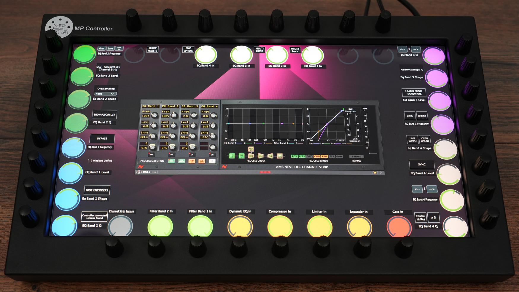 Universal Audio UAD plugin on MP Controller