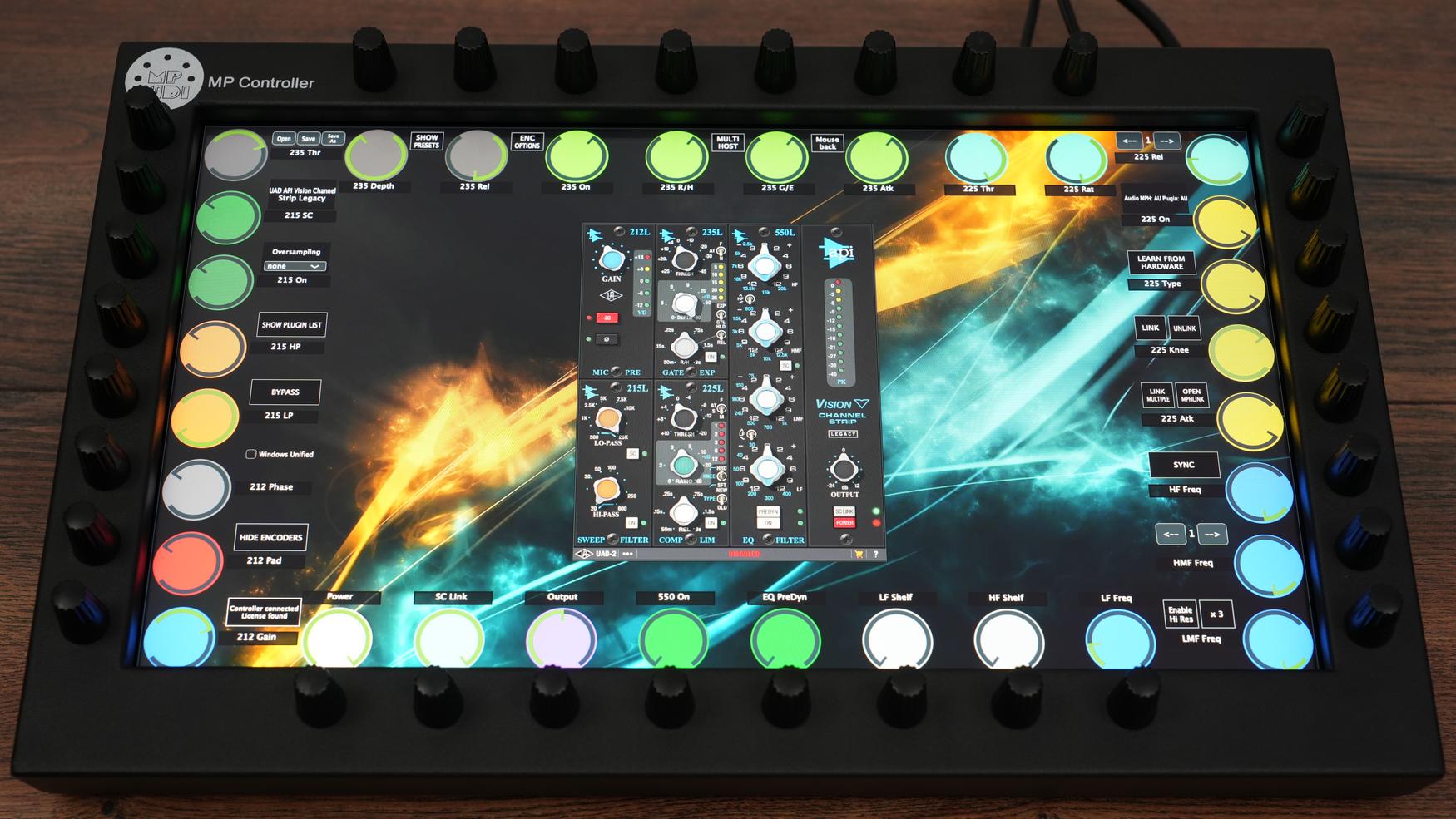 Universal Audio UAD plugin on MP Controller