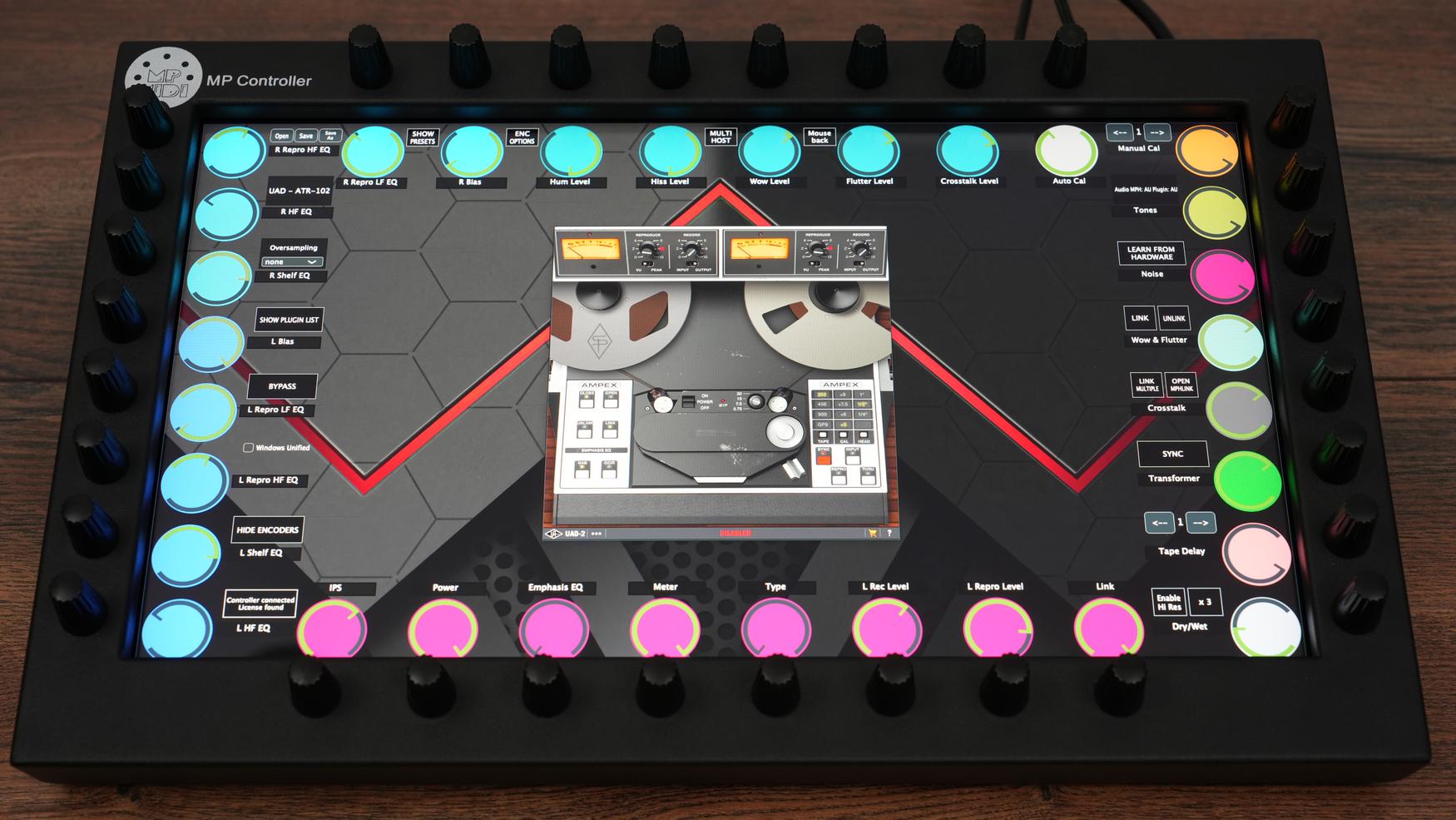 Universal Audio UAD plugin on MP Controller