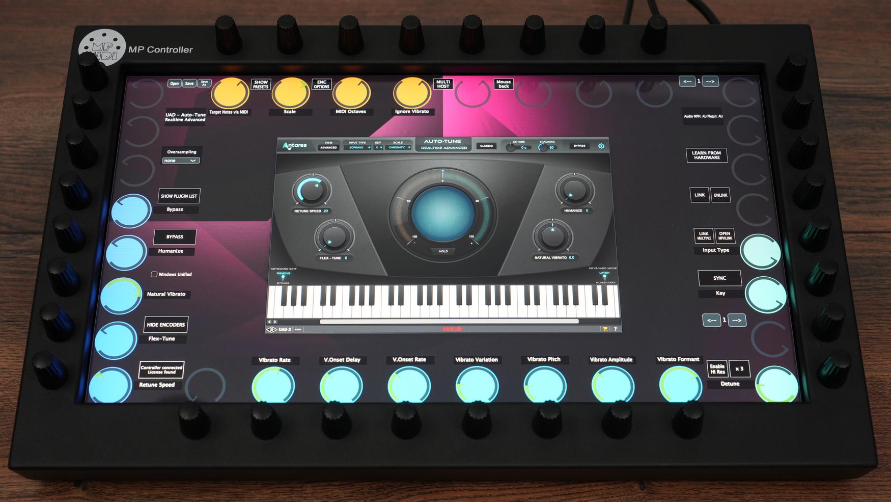 Universal Audio UAD plugin on MP Controller