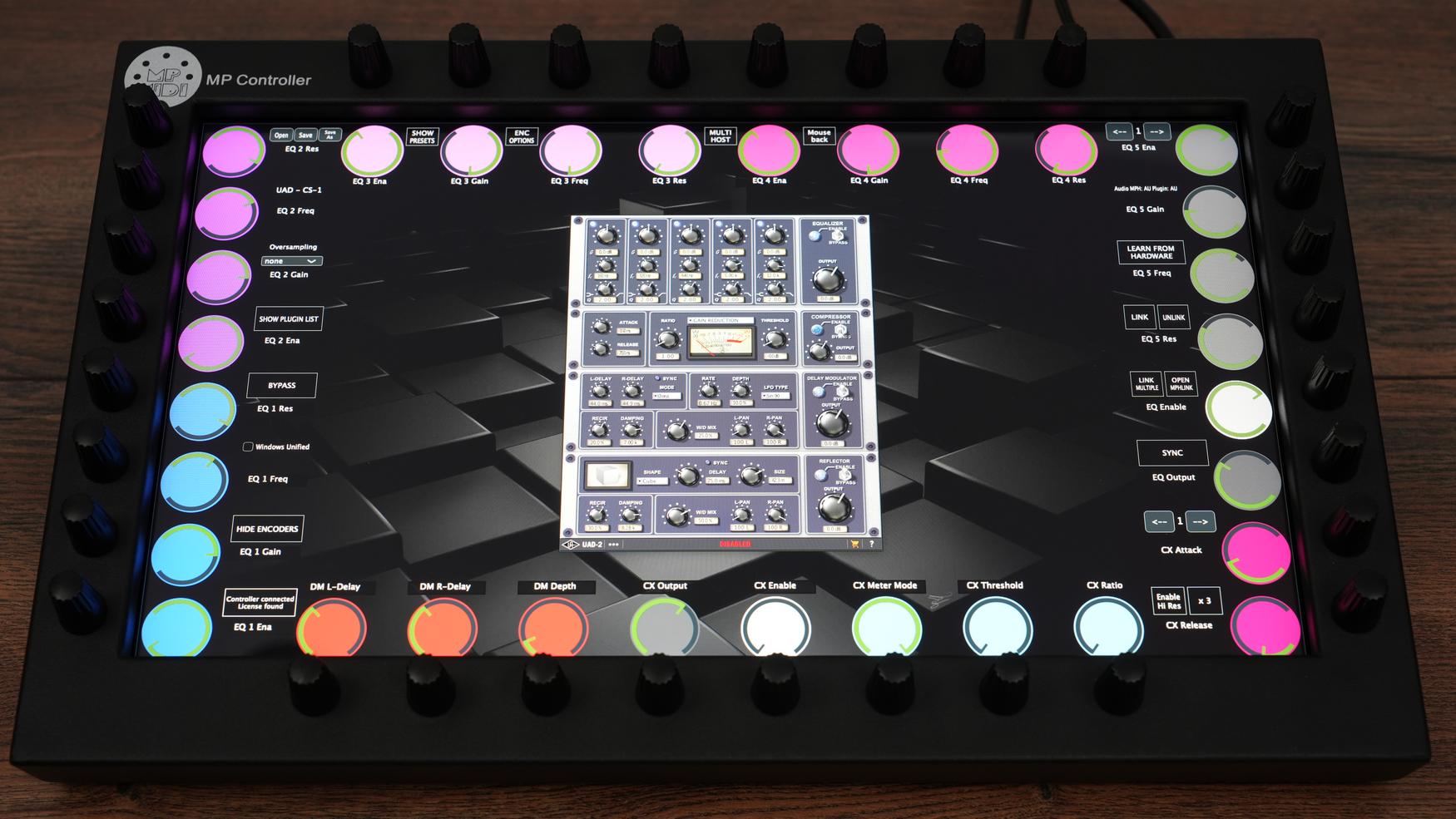 Universal Audio UAD plugin on MP Controller