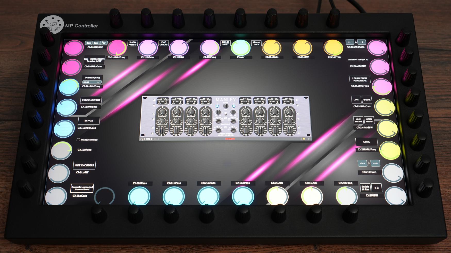 Universal Audio UAD plugin on MP Controller