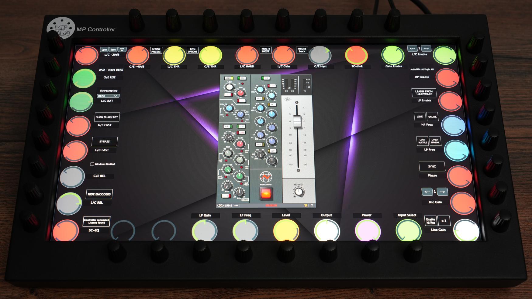 Universal Audio UAD plugin on MP Controller