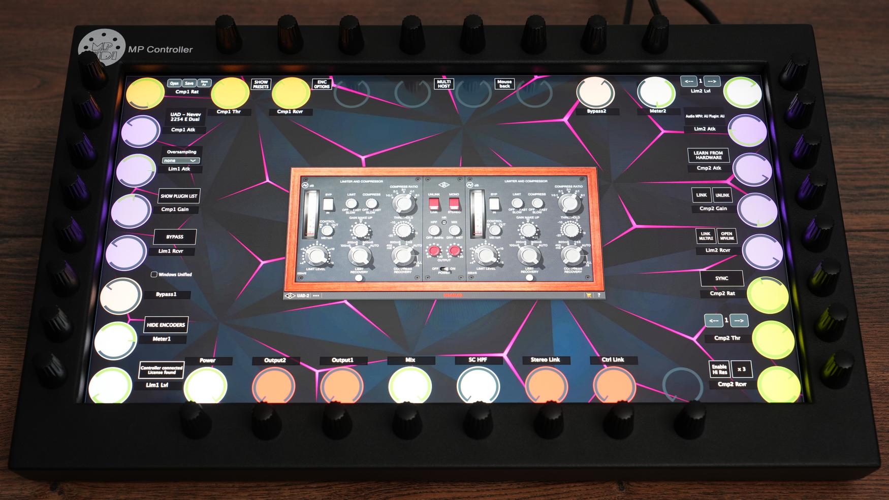 Universal Audio UAD plugin on MP Controller