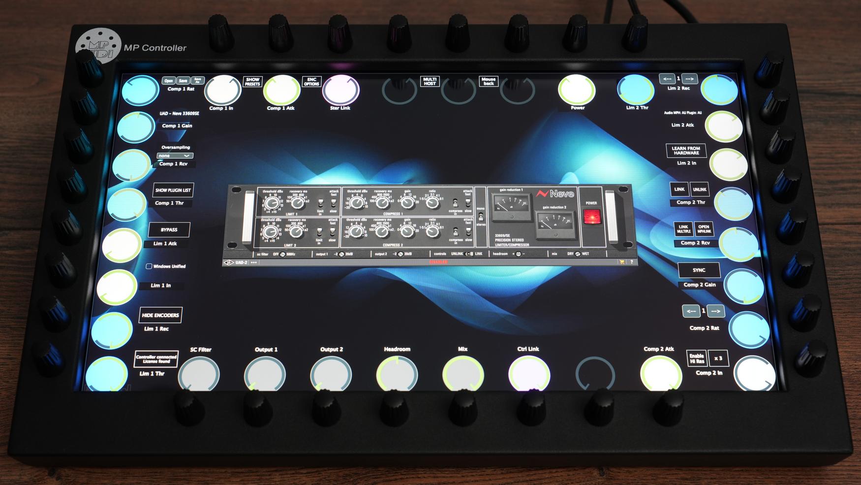 Universal Audio UAD plugin on MP Controller