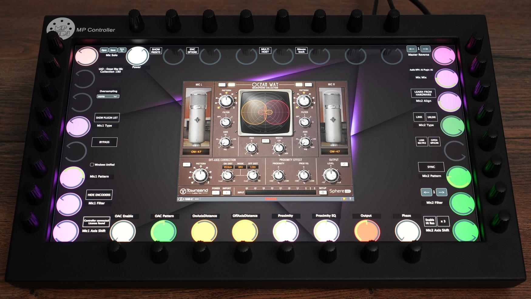 Universal Audio UAD plugin on MP Controller
