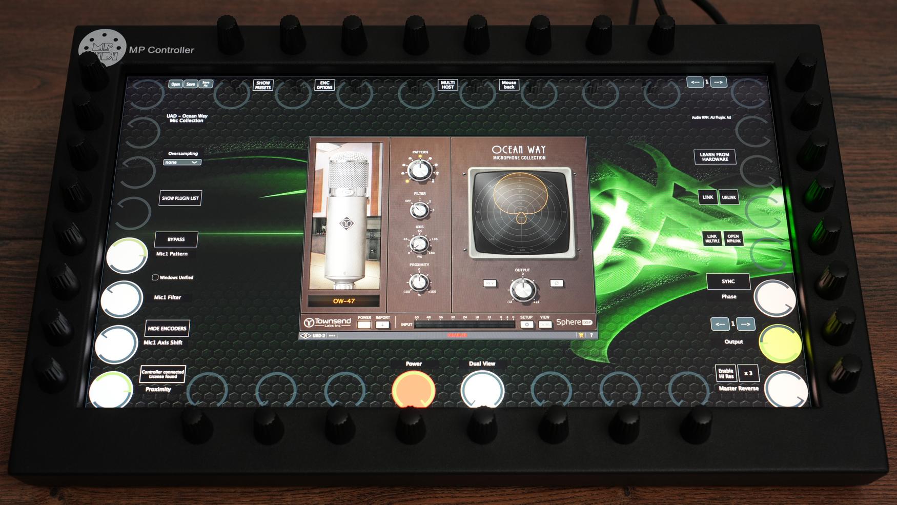 Universal Audio UAD plugin on MP Controller
