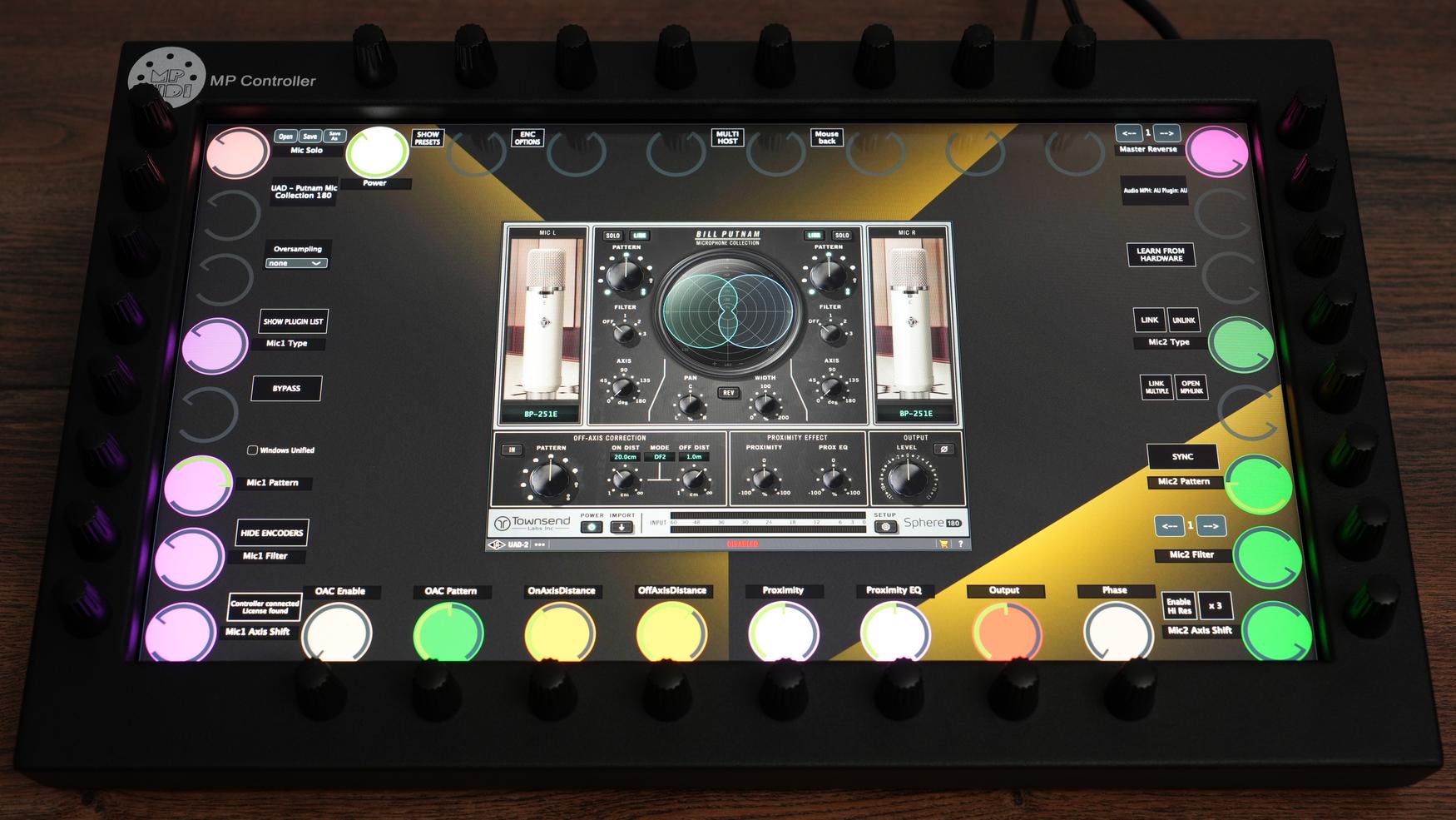 Universal Audio UAD plugin on MP Controller