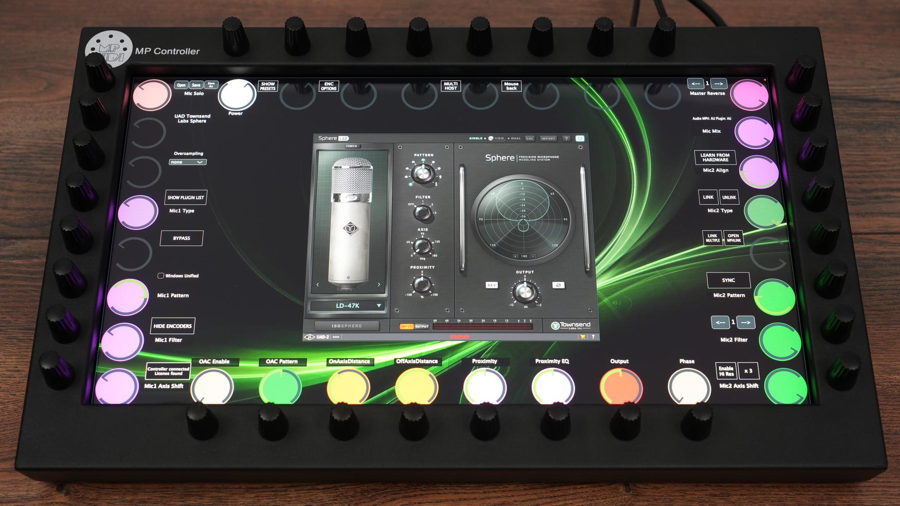 Universal Audio UAD plugin on MP Controller