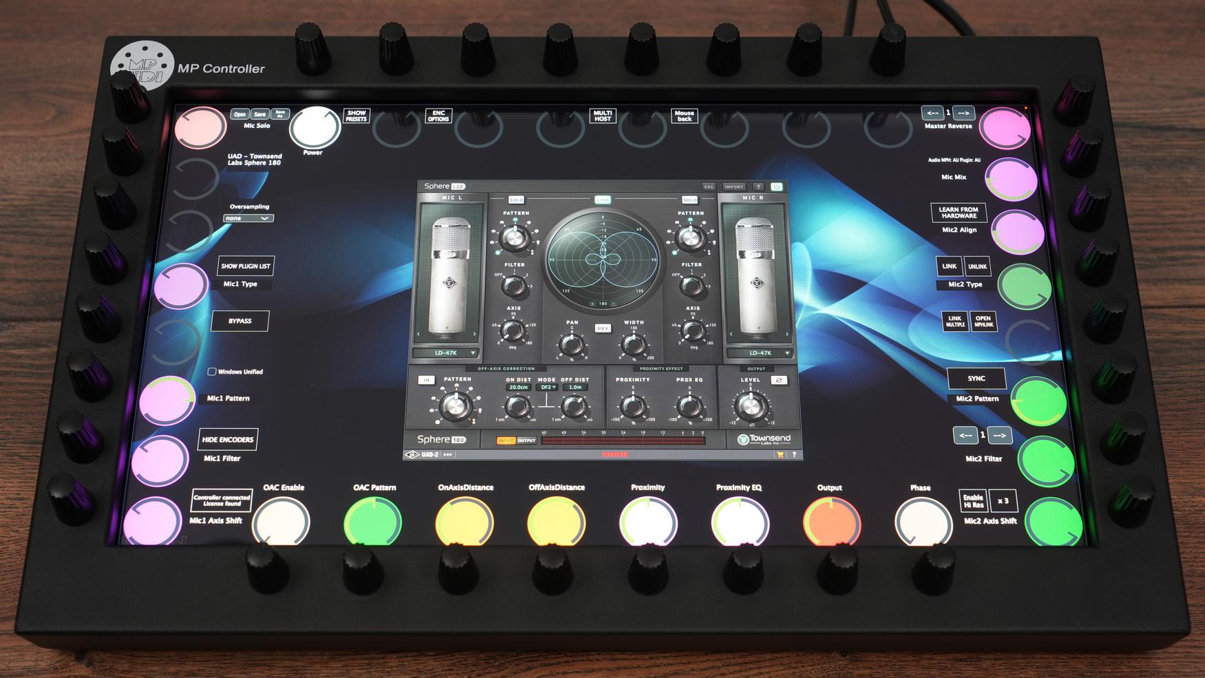 Universal Audio UAD plugin on MP Controller