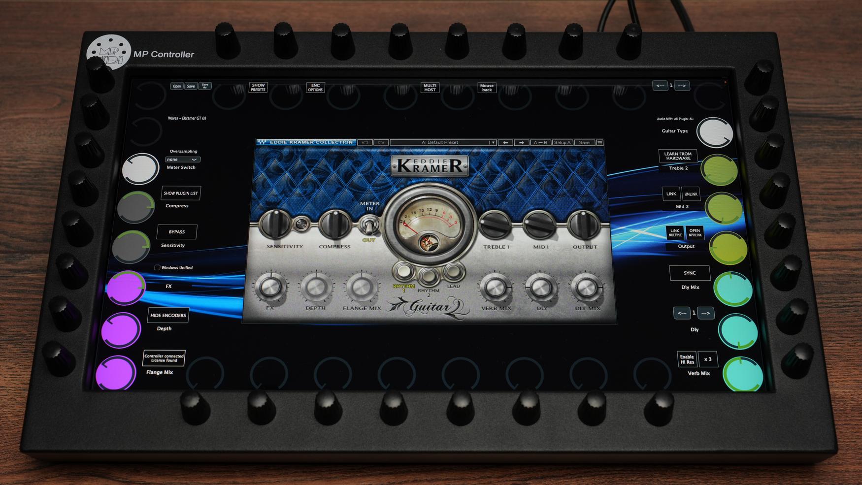 MP Controller with Waves plugin visual feedback