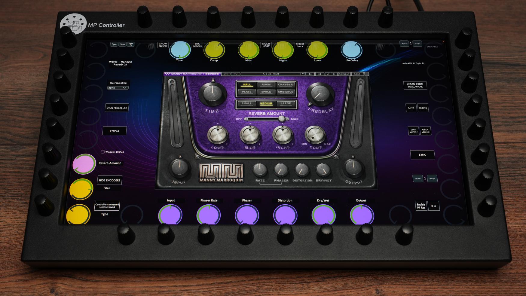 Professional Waves plugin integration on MP Controller