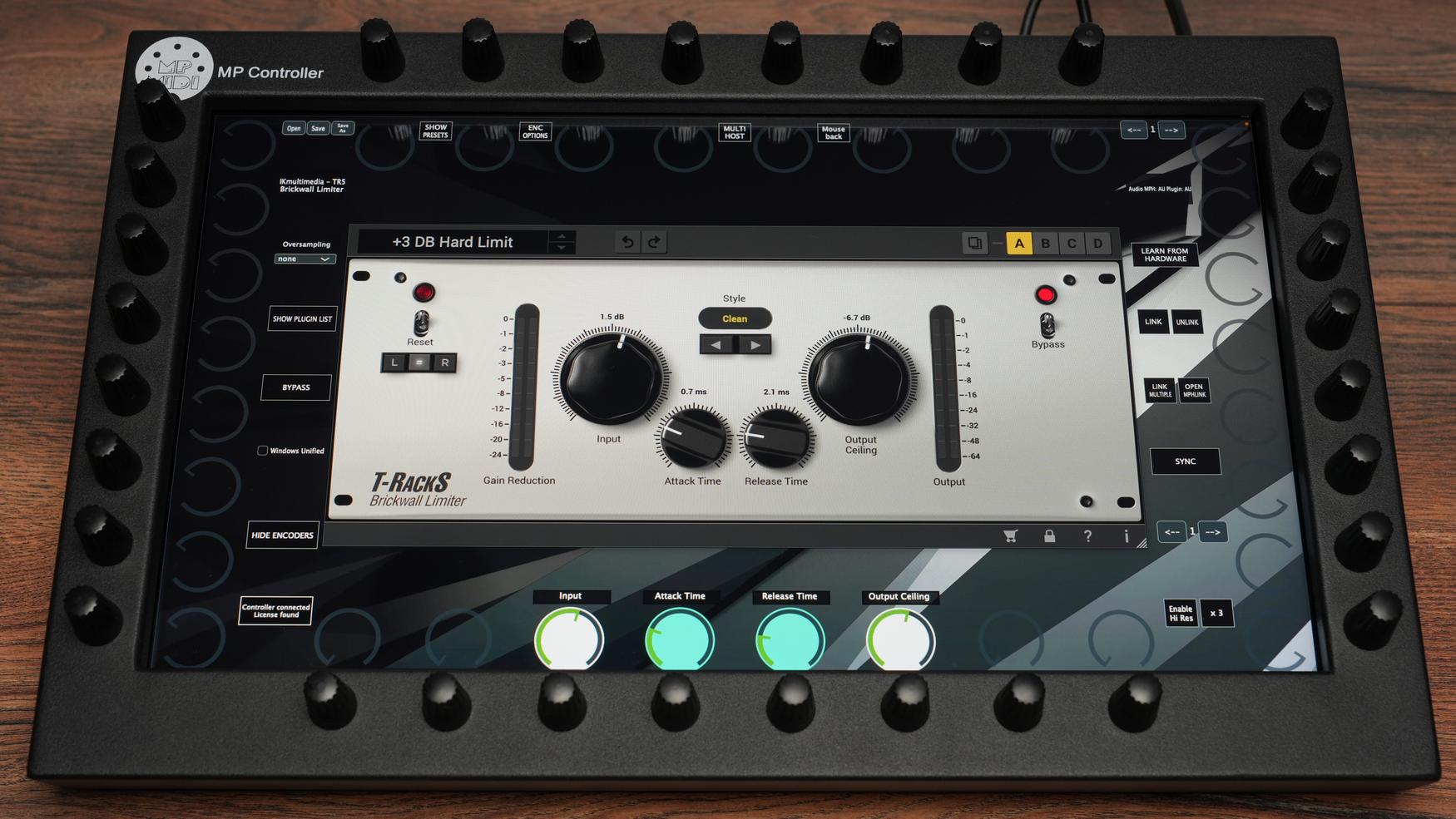 IK Multimedia Brickwall Limiter on MP Controller