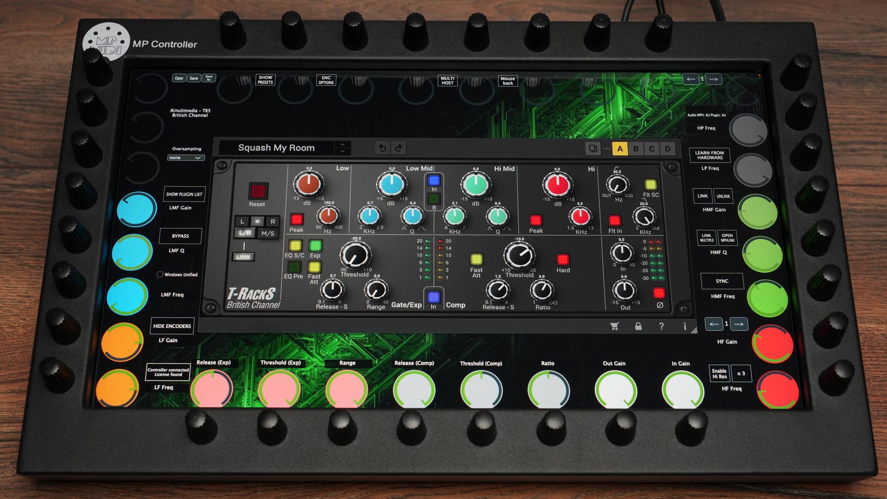 IK Multimedia British Channel on MP Controller