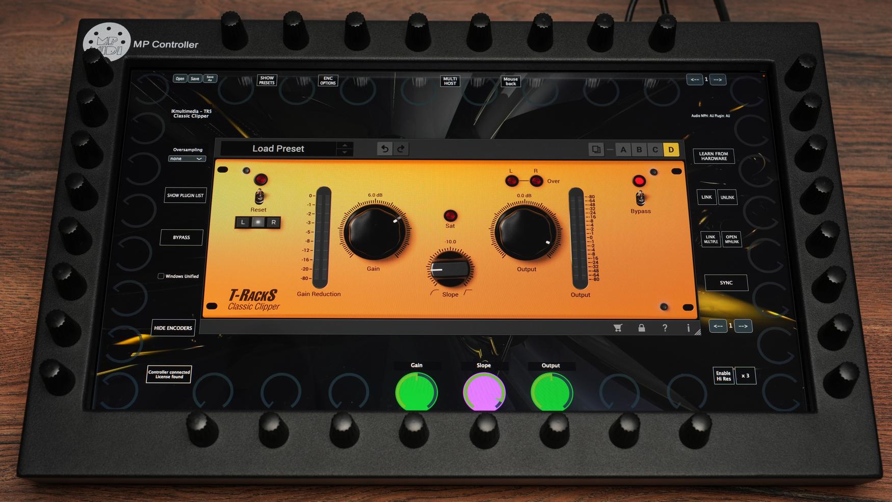 IK Multimedia Classic Clipper on MP Controller