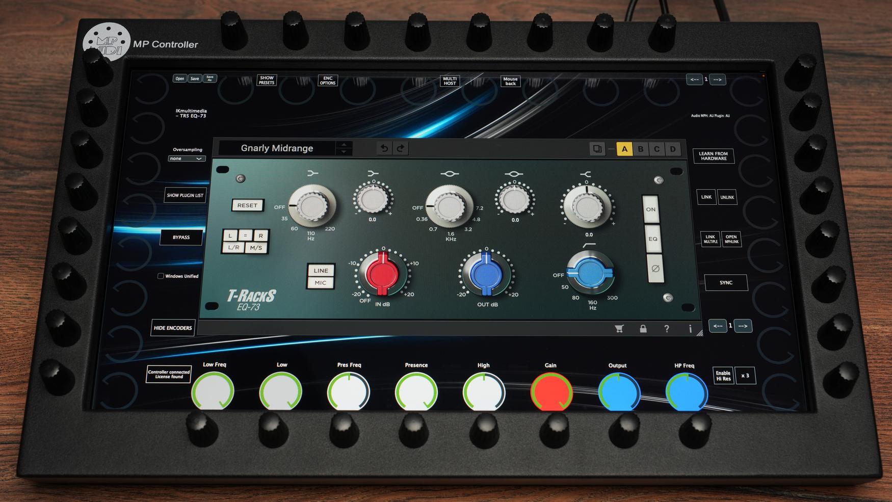 IK Multimedia EQ-73 on MP Controller