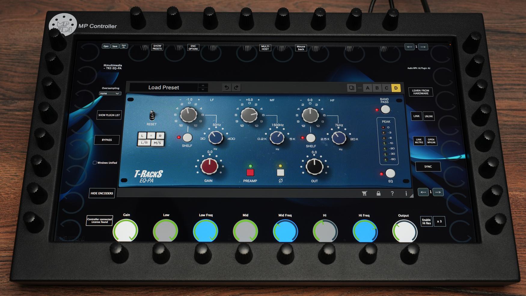 IK Multimedia EQ-PA on MP Controller