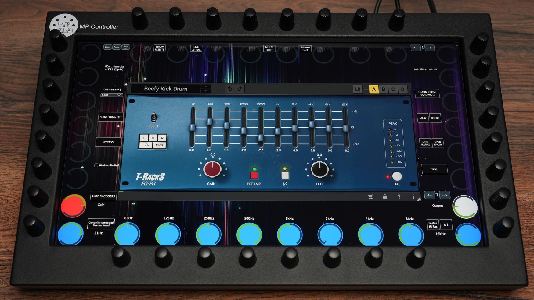 IK Multimedia EQ-PG on MP Controller