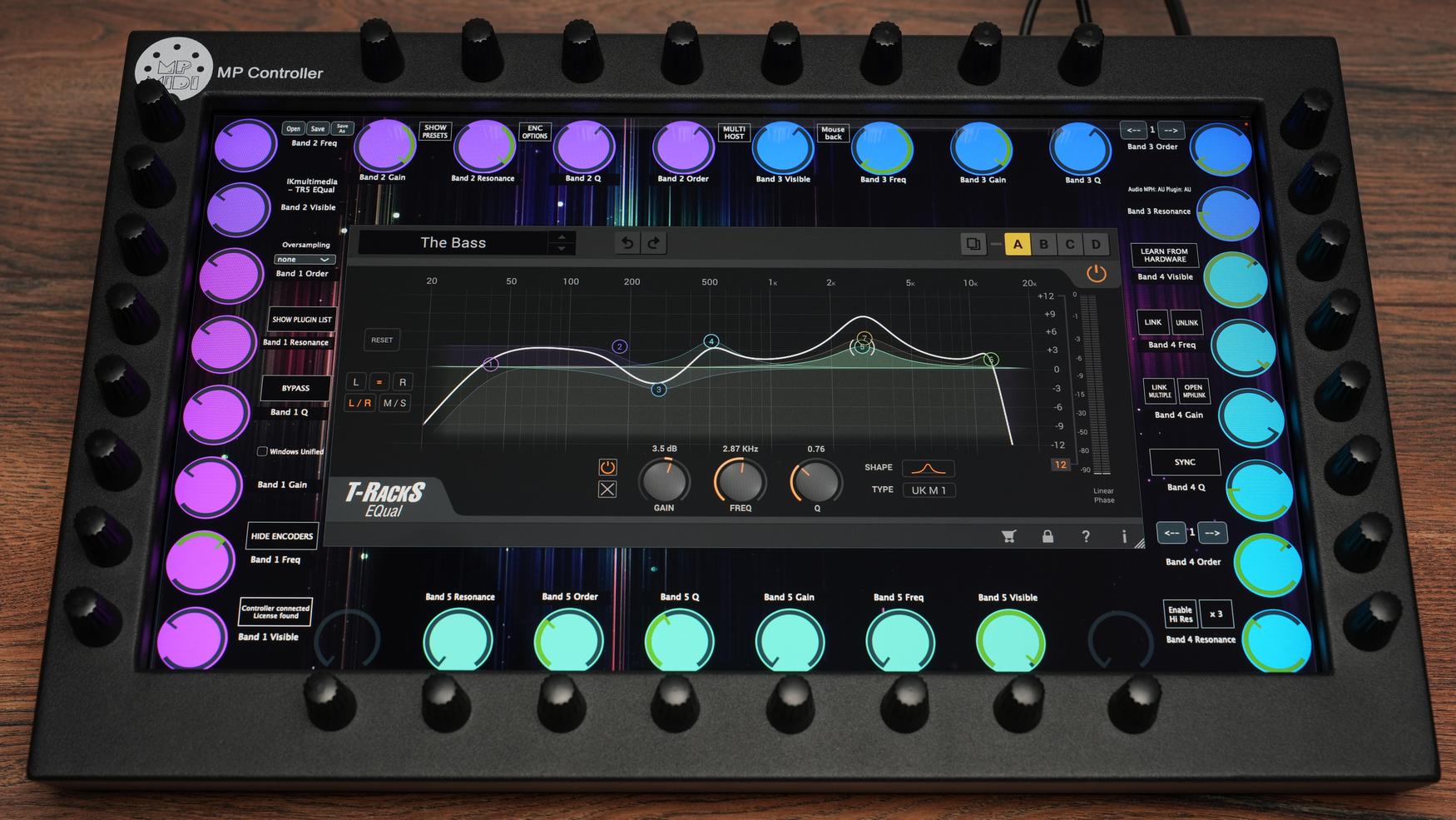 IK Multimedia Equal on MP Controller