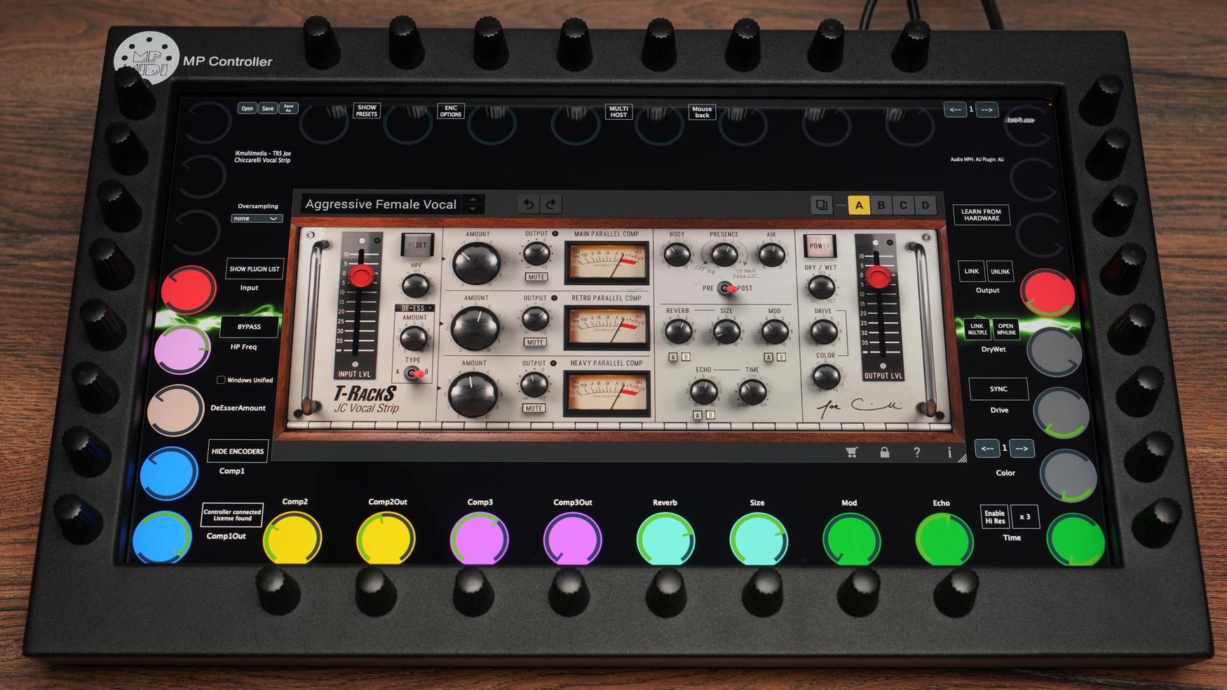 IK Multimedia JC Vocal Strip on MP Controller
