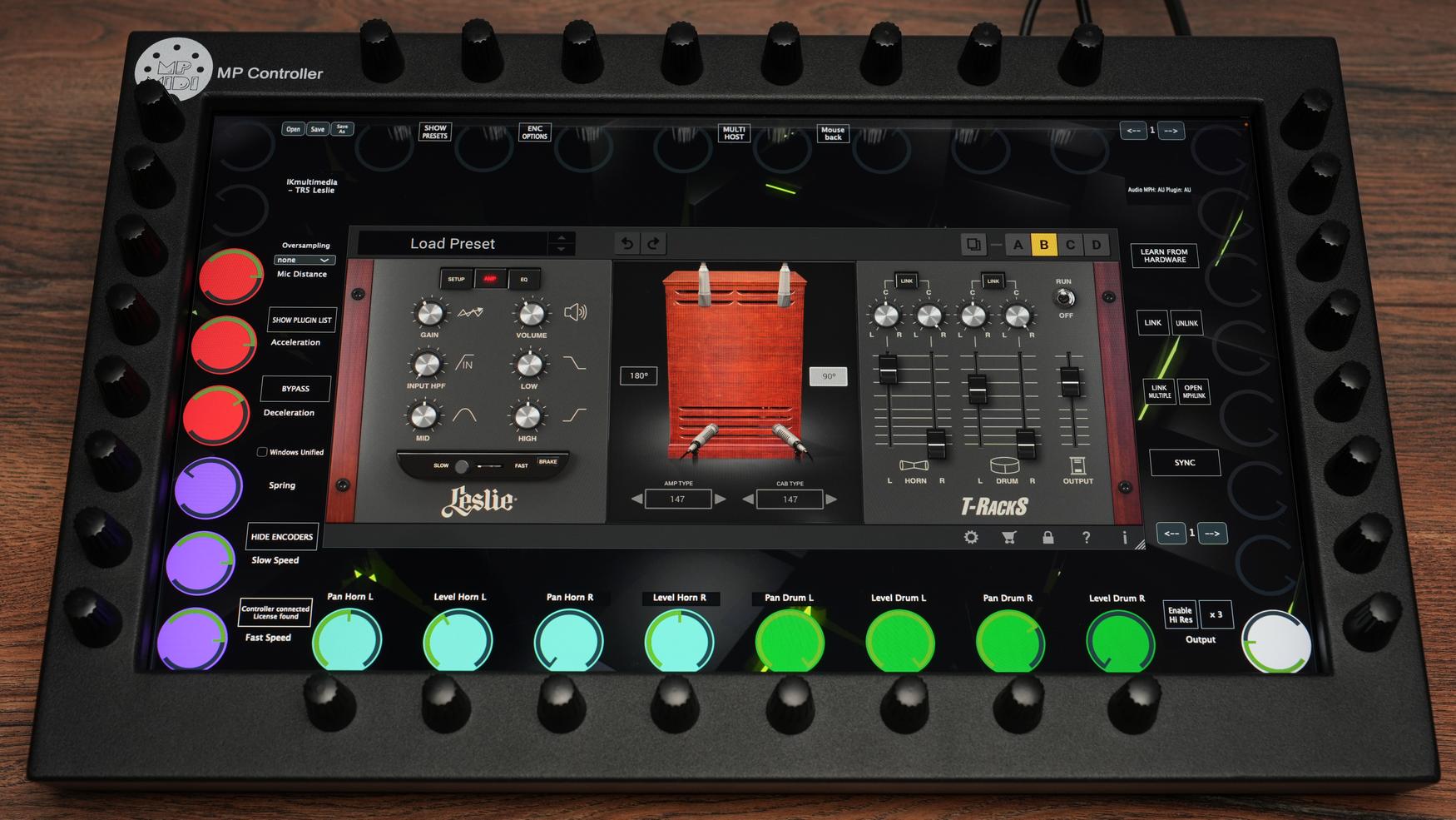 IK Multimedia Leslie on MP Controller