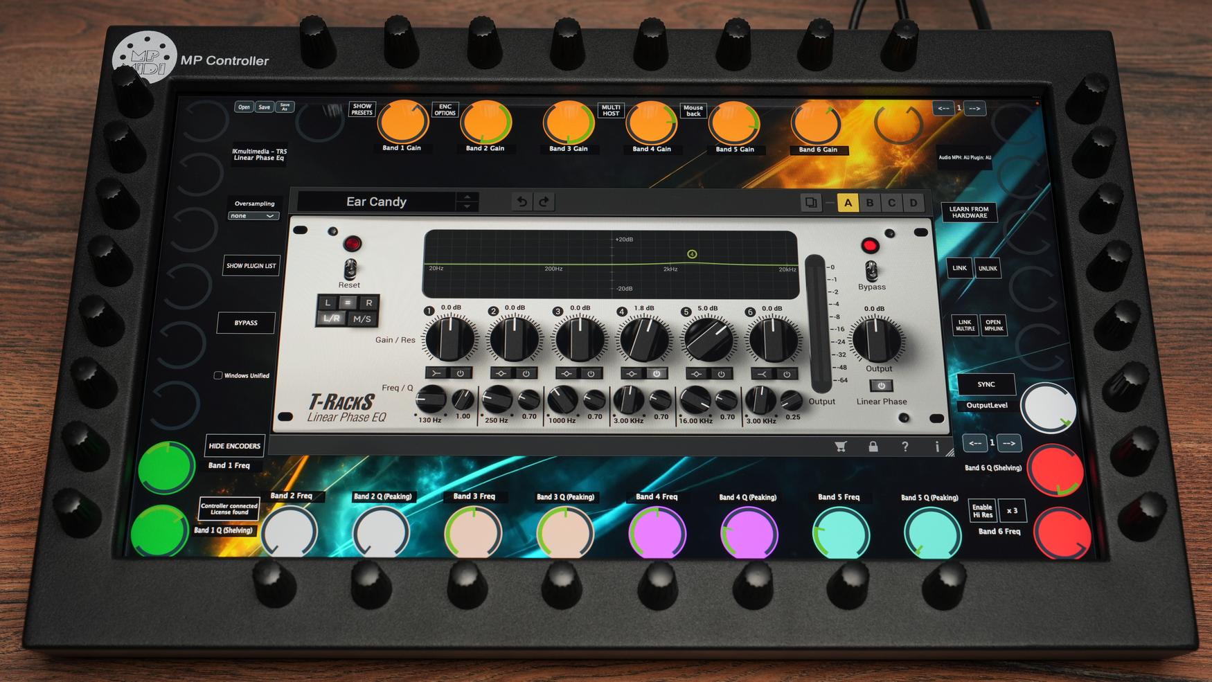 IK Multimedia Linear Phase EQ on MP Controller