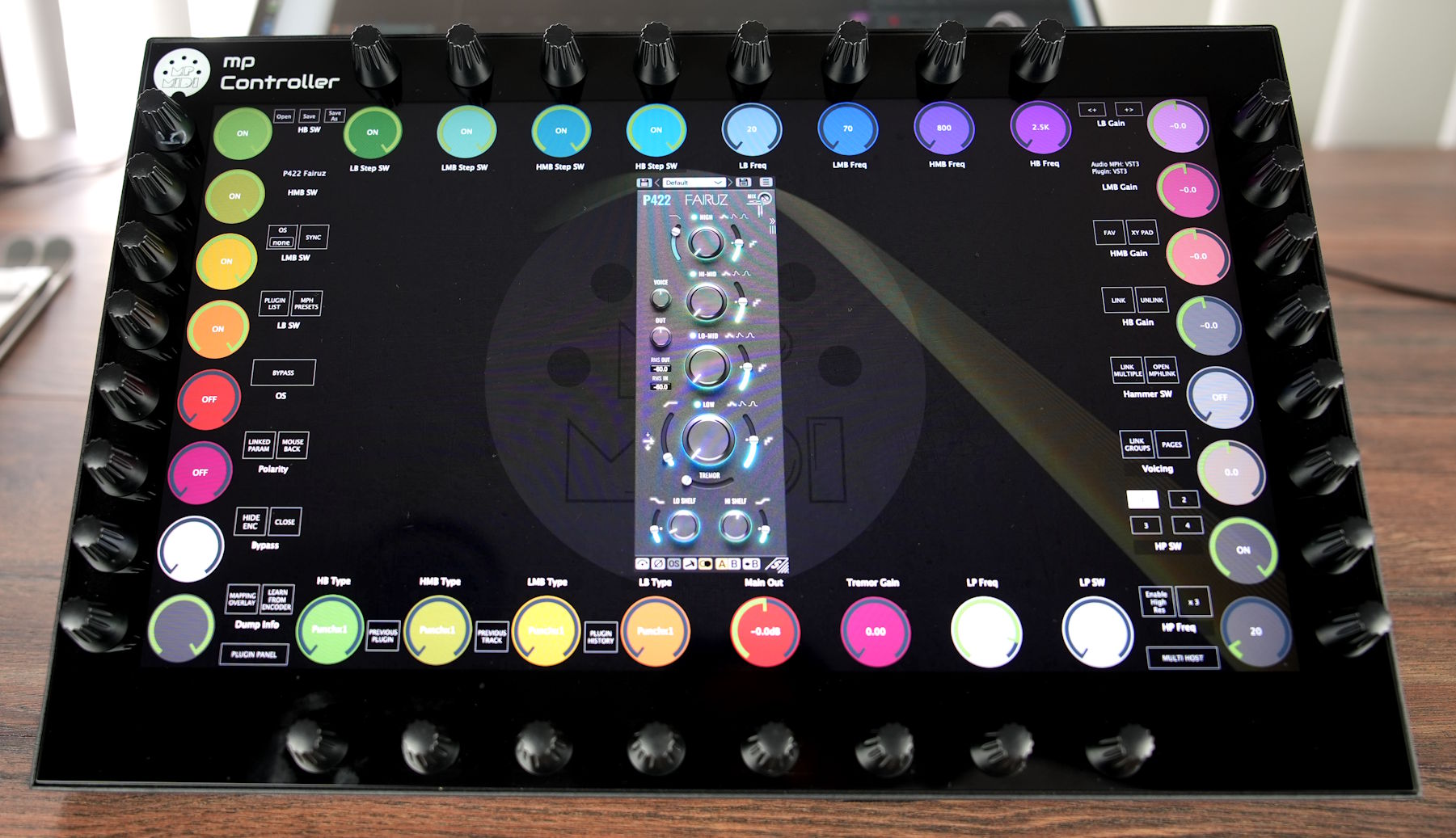 P422 Fairuz EQ Plugin Interface